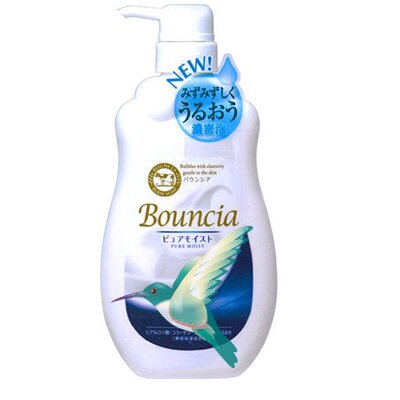 «Bouncia» - Увлажняющее молочное мыло для тела со сливками и коллагеном, 600мл (00222)