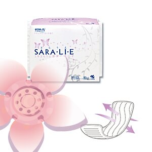 SARA-LI-E - Ежедневные гигиенические прокладки с запахом натурального льна, 80шт (06561)