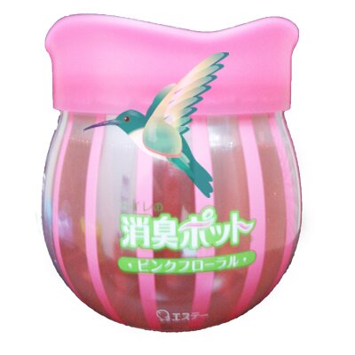 SHOSHU POT- Гелиевый освежитель для туалета (розовые цветы) , 315 г (119028)