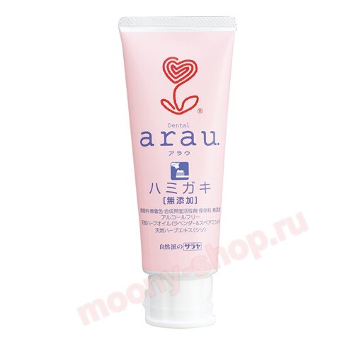 ARAU - Зубная паста для чувствительных дёсен, БЕЗ ФТОРА 120г (238680)