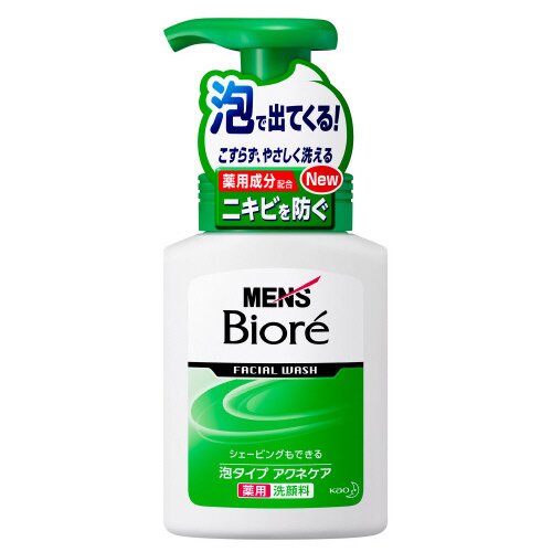 Kao Mens Biore - Мужская пенка для умывания и бритья с антибактериальным эффектом с ароматом цитрусовых,150 мл. (277800)