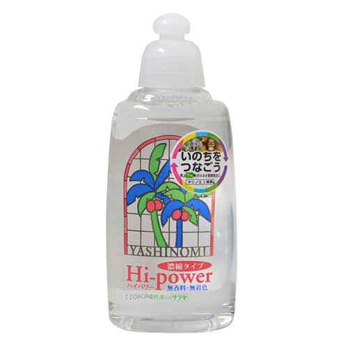 Saraya Yashinomi «Hi-Power» - Высокоэффективное концентрированное средство для мытья посуды, бутылка 300 мл. (319761)