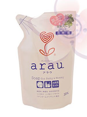 ARAU - Кухонное мыло для мытья детской посуды, сменная упаковка, 380мл (31993)